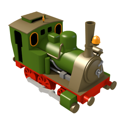 steam train locomotive model